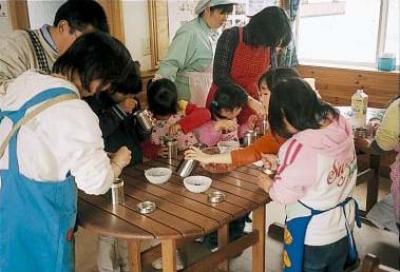 アイスクリームの手作り体験