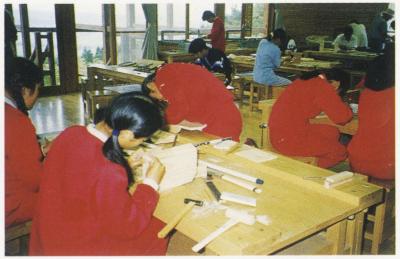 서행 벚꽃의 모리키 공예관·목공 공작 체험